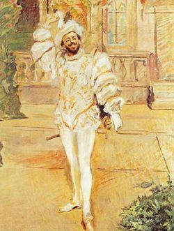 Francisco d'Andrade como Don Giovanni, pintura de Max Slevogt