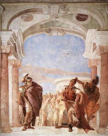"La Colère d'Achille", Giovanni Battista Tiepolo, 1757