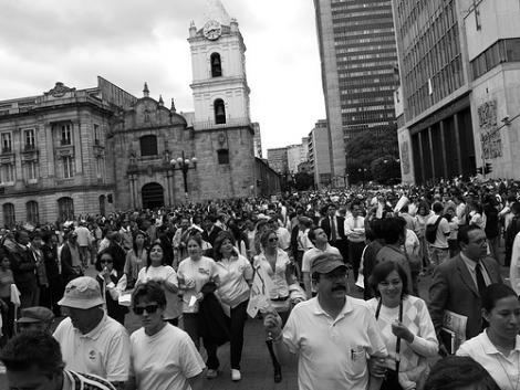 Centro de Bogotá en www.flickr.com/cabernicola