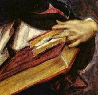 Detalle retrato de Paravicino de El Greco