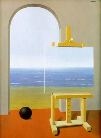 "La condition humaine", René Magritte, 1935